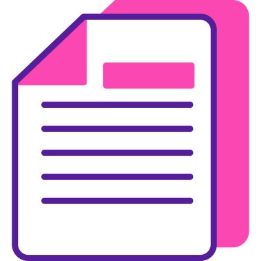 dokümanlar web simgesi vektör illüstrasyonu