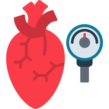 Tansiyon ikonu vektör illüstrasyonu           