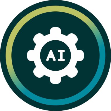 Ai Ayarları web simgesi, vektör illüstrasyonu 