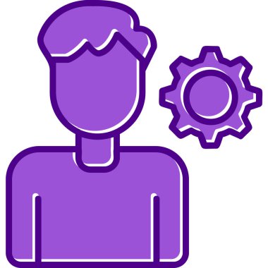 kişisel beceri simgesi, vektör illüstrasyonu basit tasarım