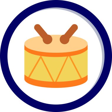 Web simgesi davul, illüstrasyon vektör 