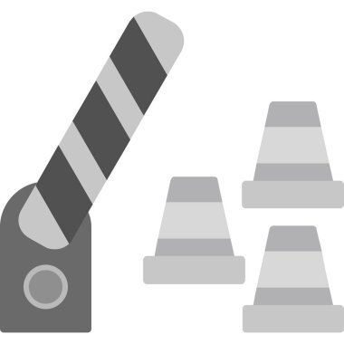 Bariyer ağ simgesi, vektör illüstrasyonu