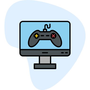 oyun simge vektör çizim 