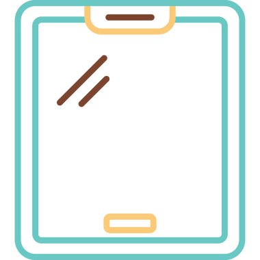 tablet. Web simgesi basit illüstrasyon 