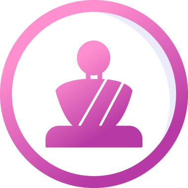 Heykel simgesinin vektör illüstrasyonu  