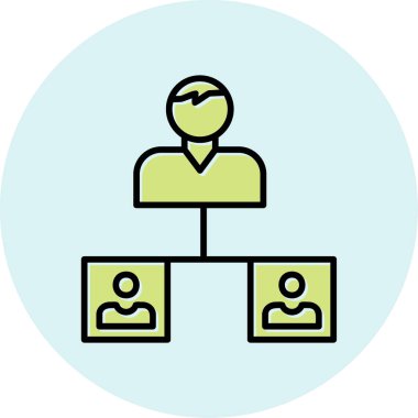 ağ bağlantısı simgesi ana hat biçiminde 