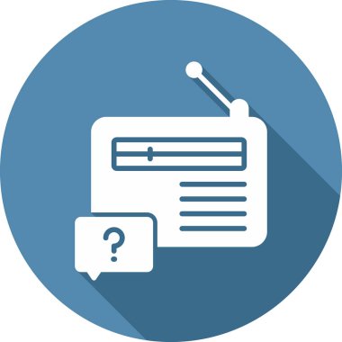 radyo simgesi vektör illüstrasyonu 