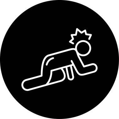 Terk et. Web simgesi vektör illüstrasyonu