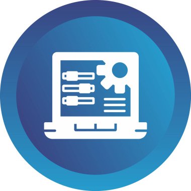 Teçhizat. Web simgesi basit illüstrasyon