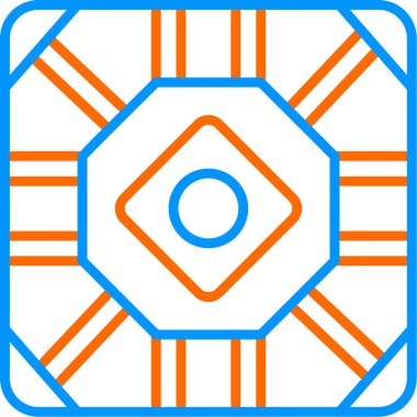 Döşeme. Web simgesi basit illüstrasyon