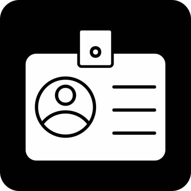 sürücü belgesi simgesi, vektör illüstrasyonu basit tasarım