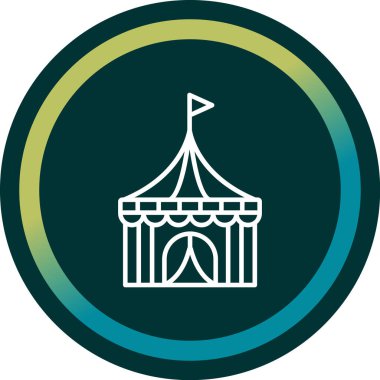 Sirk çadırının vektör çizimi