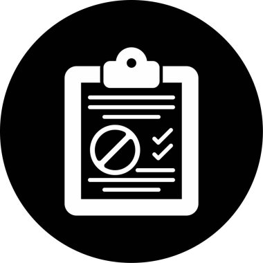 Dilekçe web simgesi, vektör illüstrasyonu