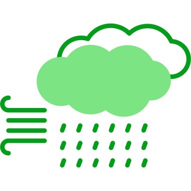 Storm Web simgesi, vektör illüstrasyonu 