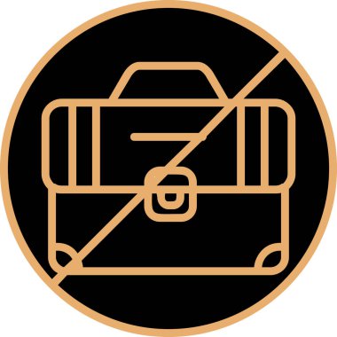 İşsizlik simgesi, vektör illüstrasyonu 