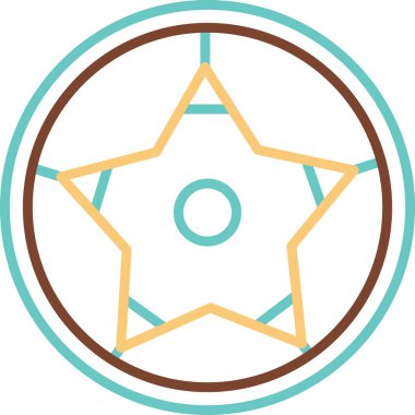 Futbol topu simgesi, vektör illüstrasyonu basit tasarım