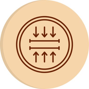 Zayıf. Web simgesi vektör illüstrasyonu