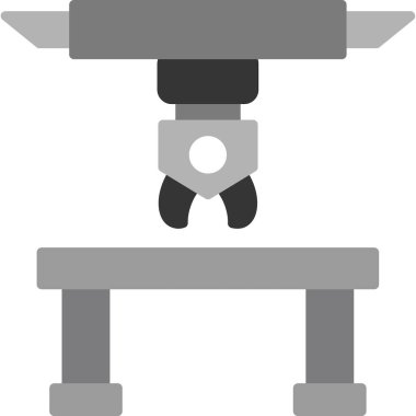 robot kolu web simgesi vektörü