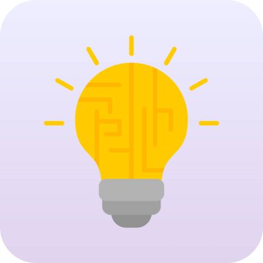 yaratıcı Mantık simgesi vektör çizimi