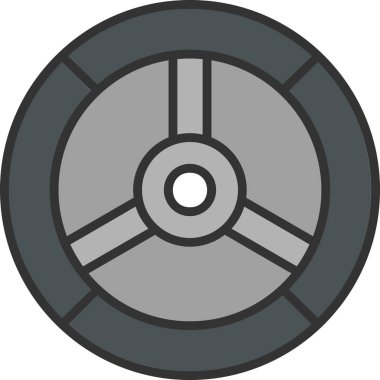 lastik simgesi vektör illüstrasyonu 