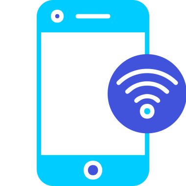 wifi vektör simgesi modern basit illüstrasyon 