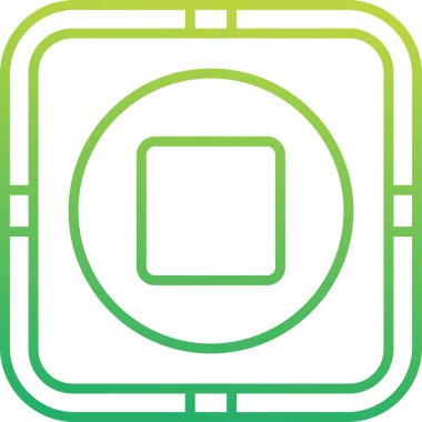 dur simgesi, vektör illüstrasyonu 