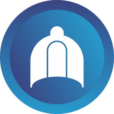 kapsül simgesi, vektör illüstrasyonu basit tasarım