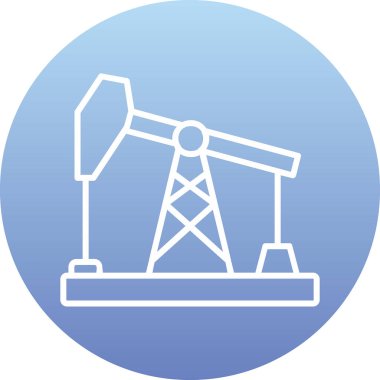 yağ pompası ikon vektör illüstrasyonu 