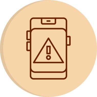 uyarı simgesi vektör illüstrasyonu