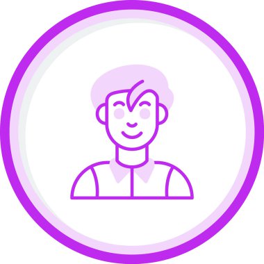 Bowler simgesi vektör illüstrasyonu