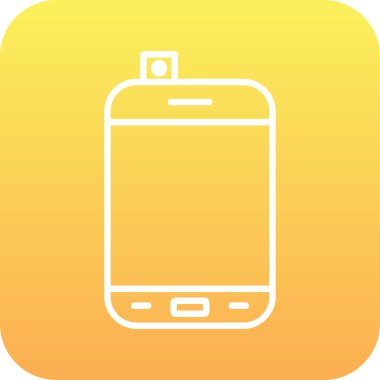 Smartphone web simgesi, vektör çizim 