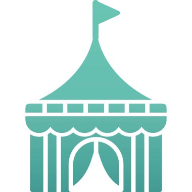 Sirk çadırının vektör çizimi