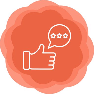 Geri bildirim simgesi, vektör illüstrasyon tasarımı 