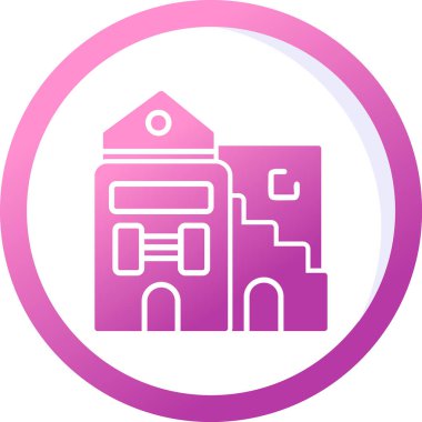 vektör evi oluşturma simgesi, modern tasarım illüstrasyonu 