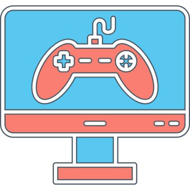 oyun simge vektör çizim 