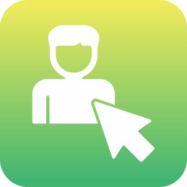 Seçili web simgesi vektör illüstrasyonu