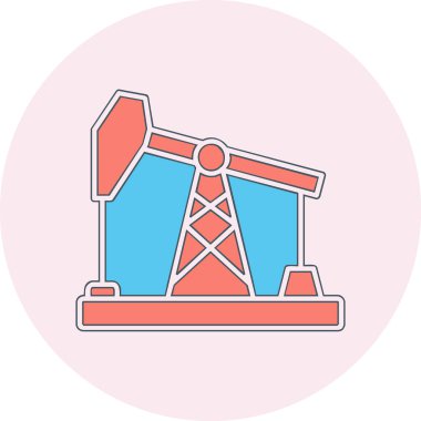 yağ pompası ikon vektör illüstrasyonu 