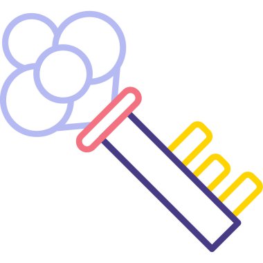 Anahtar. Web simgesi basit illüstrasyon 