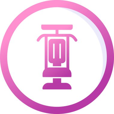 Modern Gym Machine simgesinin vektör çizimi         