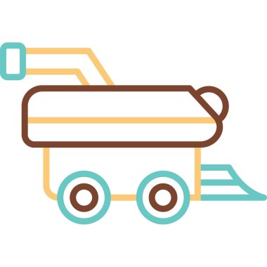 Hasat web simgesi, vektör illüstrasyonu