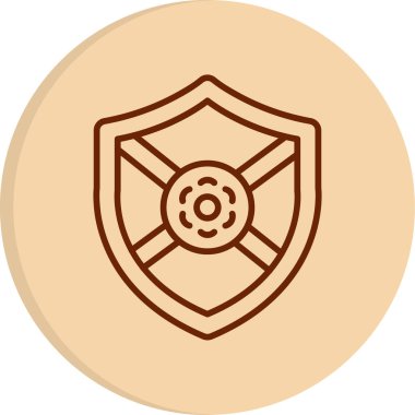 Ağ için koruma kalkanı vektör simgesi 