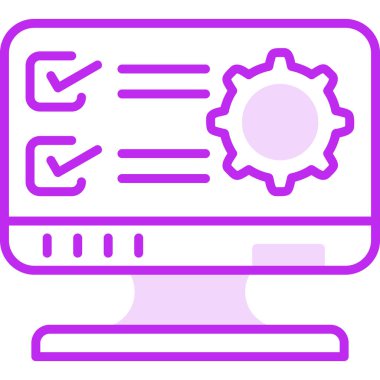 Simgeyi ayarlamanın vektör illüstrasyonu 