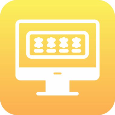 password web icon vector illustration 