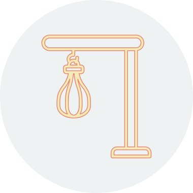 Bir Kum Torbası simgesinin vektör illüstrasyonu