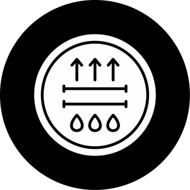 Nem. Web simgesi vektör illüstrasyonu