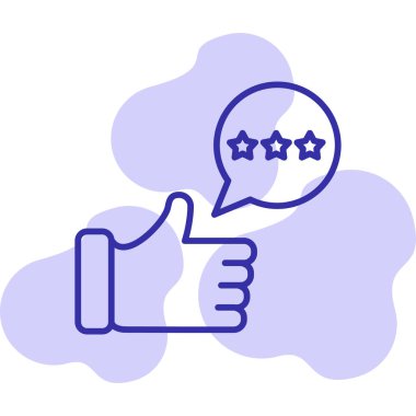 Geri bildirim simgesi, vektör illüstrasyon tasarımı 