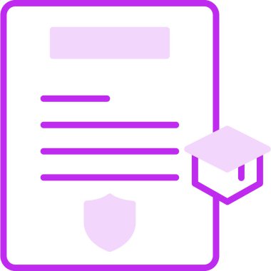 Eğitimin vektör illüstrasyonu modern simge 