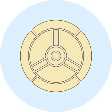 lastik simgesi vektör illüstrasyonu 