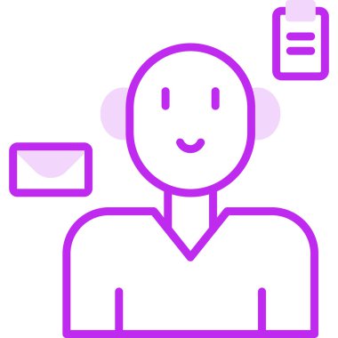 Çoklu görev simgesi, vektör illüstrasyonu 