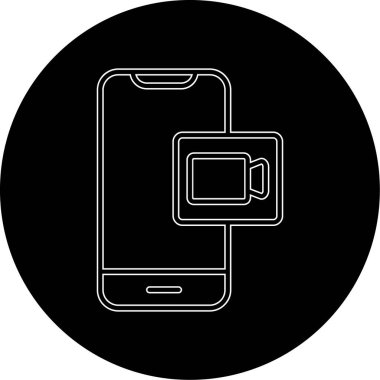 Video Arama simgesi, düz tasarım